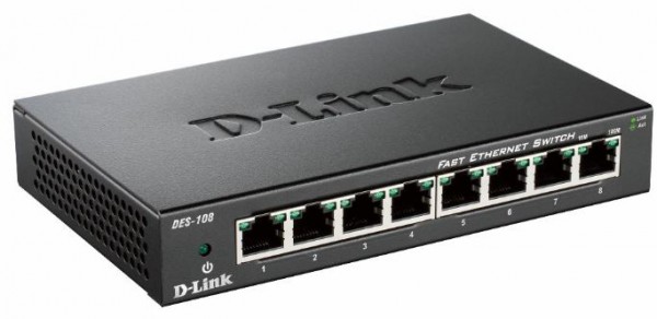 D-Link DES-108/E 8-Port Layer2 Fast Ethernet Switch