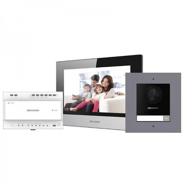 HIKVISION DS-KIS702(Europe BV) 2-Draht IP Video Intercom-Kit für Villa oder Haus