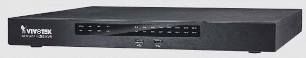 VIVOTEK ND9541P Netzwerkvideorekorder mit 32 Kanälen, 4 HDD, 16x PoE
