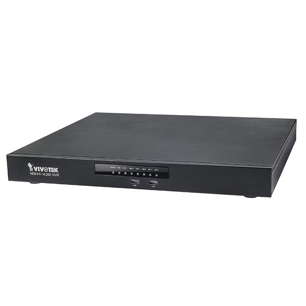 VIVOTEK ND9441 NVR, 16-CH, 4HDD, H.265, HDMI/VGA, VIVOcloud