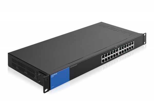 Linksys LGS124 24-Port Rackmount Gigabit Switch für Unternehmen