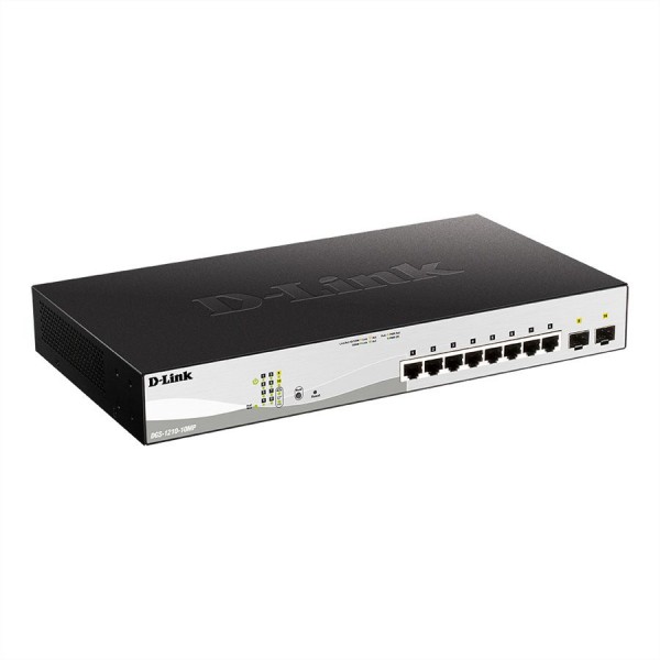 D-Link DGS-1210-10MP 10-Port PoE+ Layer2 Smart Managed Gigabit Switch
