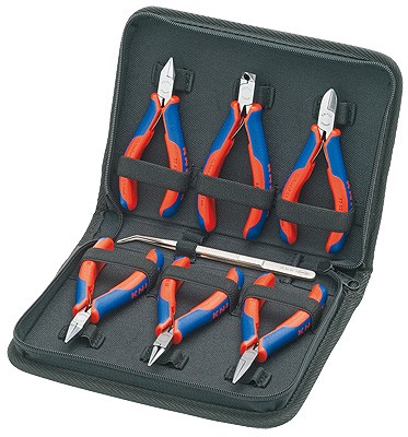 KNIPEX Elektronikzangen-Set 7-teilig