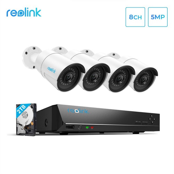 Reolink RLK8-410B4 8-Kanal 5MP PoE-Sicherheitssystem