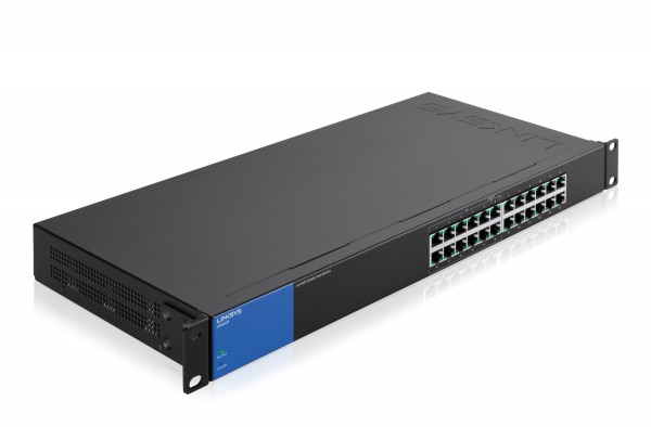 Linksys LGS124P 24-Port Rackmount Gigabit PoE+ Switch für Unternehmen