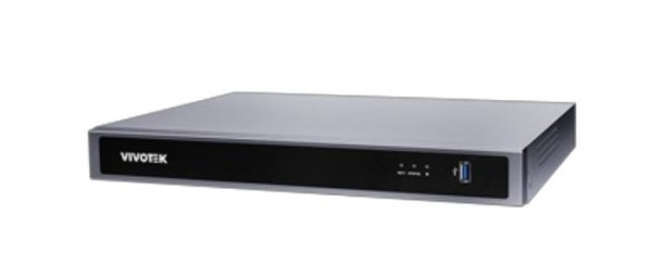 VIVOTEK ND9426P Netzwerkvideorekorder mit 16 Kanälen, 2 HDD, 16x PoE, AI