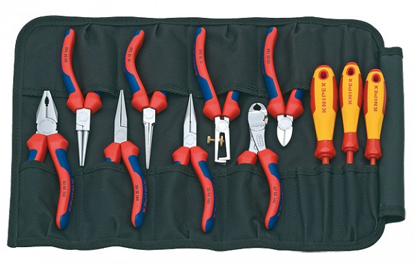 KNIPEX Werkzeug-Rolltasche 11-teilig