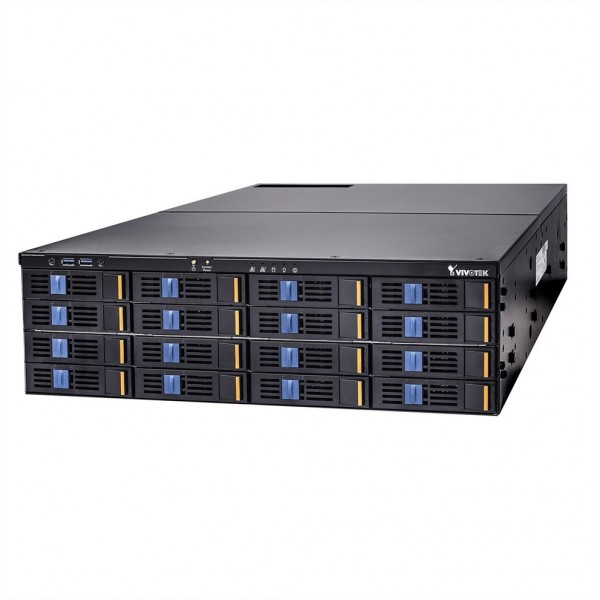 VIVOTEK NR9682 Rackmount NVR 512Mbps 64Ch. 1920x1080@270 FpS 16x HDD, RAID