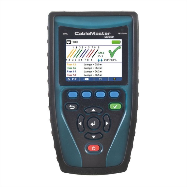 SOFTING CableMaster 800 Profi-Kabel- und Netzwerktester