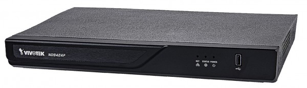 VIVOTEK ND9424P-v2 Netzwerkvideorekorder mit 16 Kanälen, 2 HDD, 16x PoE