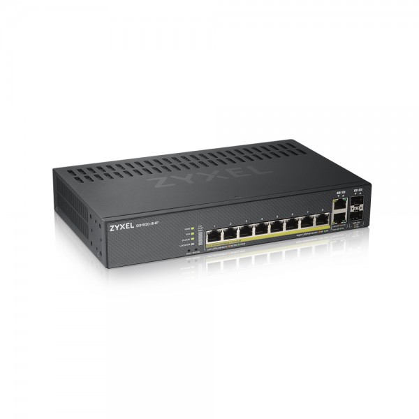 Zyxel GS1920-8HPv2 10-Port smart managed Gigabit Switch PoE+