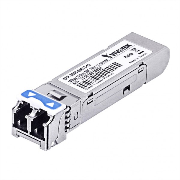 VIVOTEK SFP-2000-SM13-10, 10 Gigabit SFP+ Transceiver, Single-Mode, 1310nm