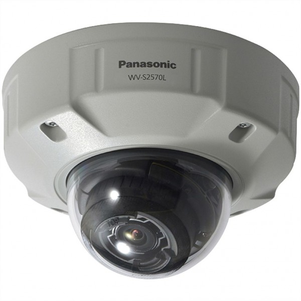 i-PRO WV-S2270L 4K Fixed Dome IP-Kamera, bis 30 Bilder/s, H.265, IR, Intelligent Auto, Varioobjektiv