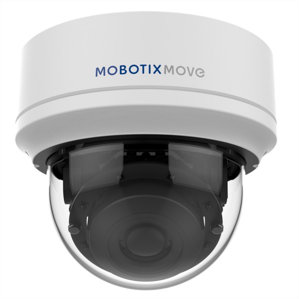 MOBOTIX MOVE Vandal-Dome Kamera 4MP, IP66/IK10, 13.7W, WDR, IR, 3-9mm (35-103°)