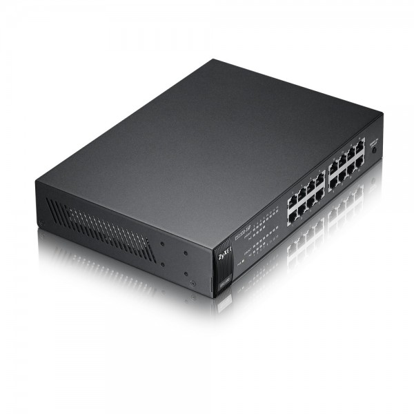 Zyxel ES1100-16P 16-Port 100 802.3af unmanaged Switch PoE
