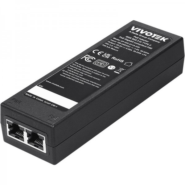 VIVOTEK AP-GIC-011A-030 Indoor Gigabit PoE Injektor, 30W