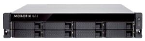 MOBOTIX NAS mit 8 Einschüben, 32 Kanäle, Tower, max. 84TB